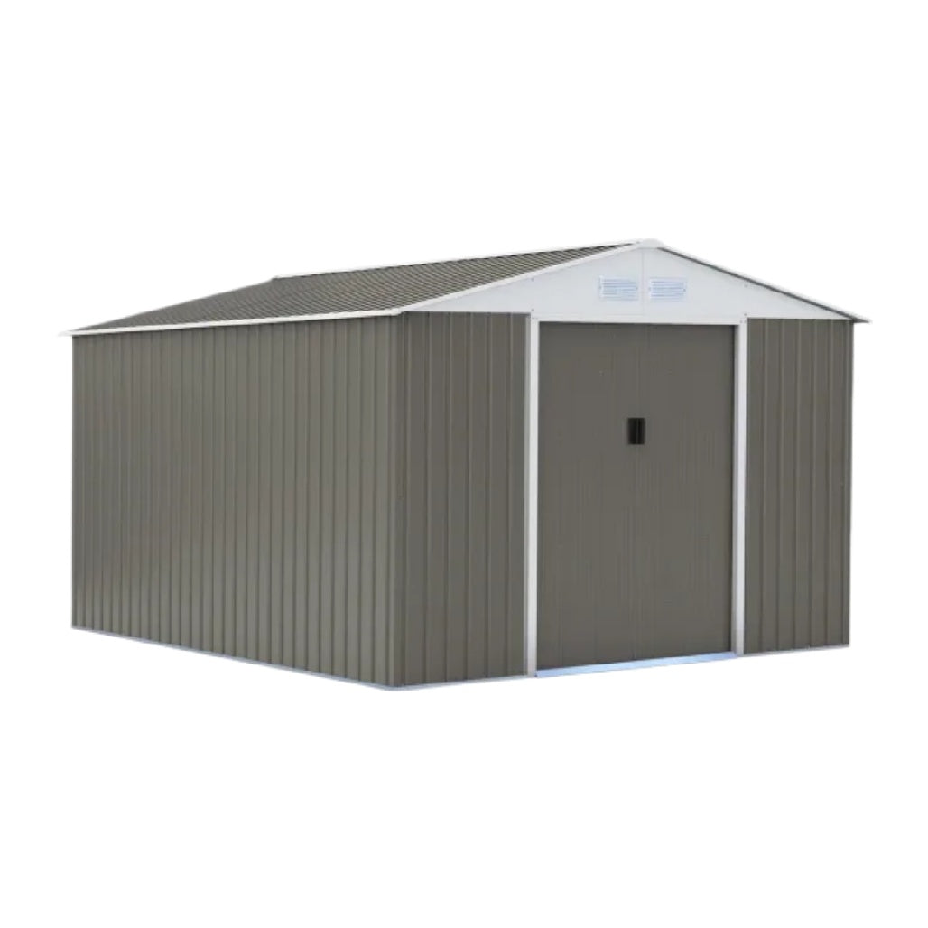 金属製の物置 - 庭やガレージでの収納に適しています - スチール - 300 x 250 x 200