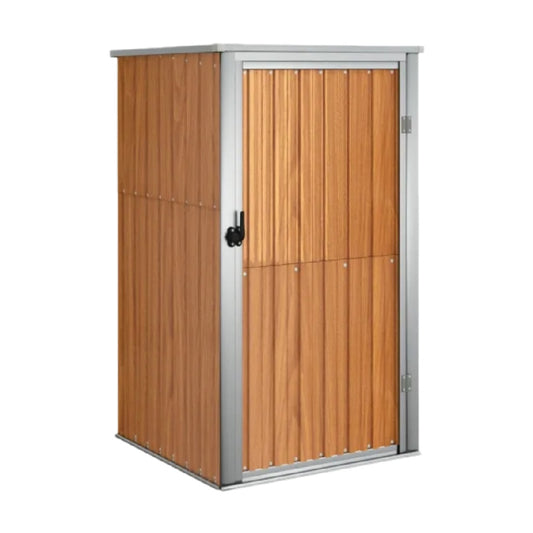 屋外収納ボックス 収納用 天然木材製 100 x 80 x 180